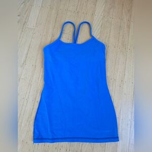 Lululemon Blue Tank Top With Built In Bra Size 4